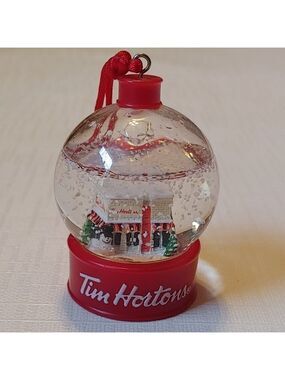 2015 Tim Hortons Snow Globe Ornament Store